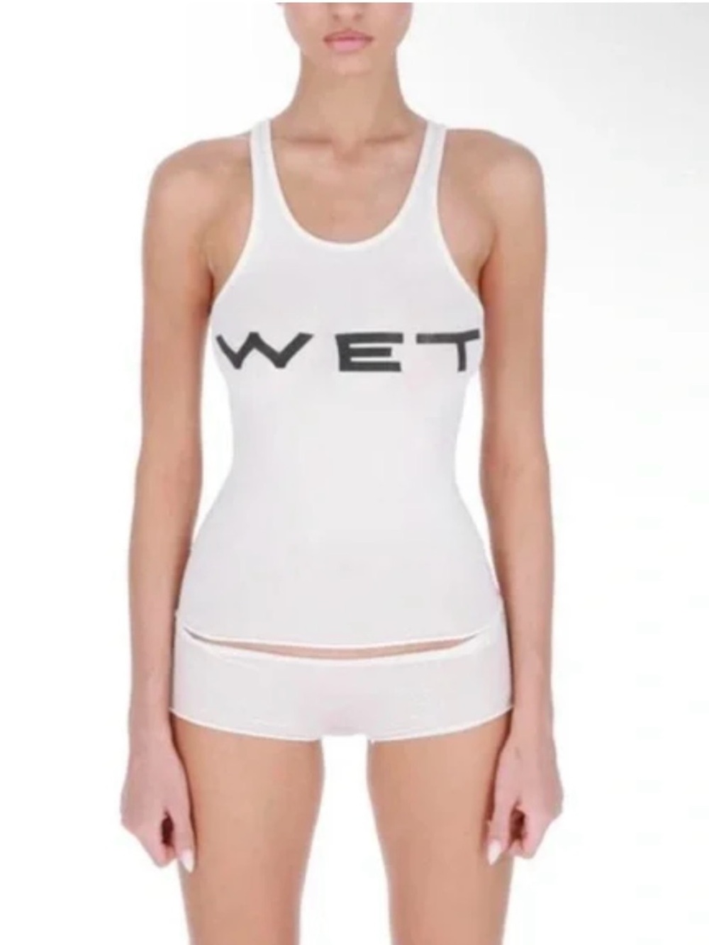 Brand new Yeezy x Mowalola “WET” Tank Top in white.